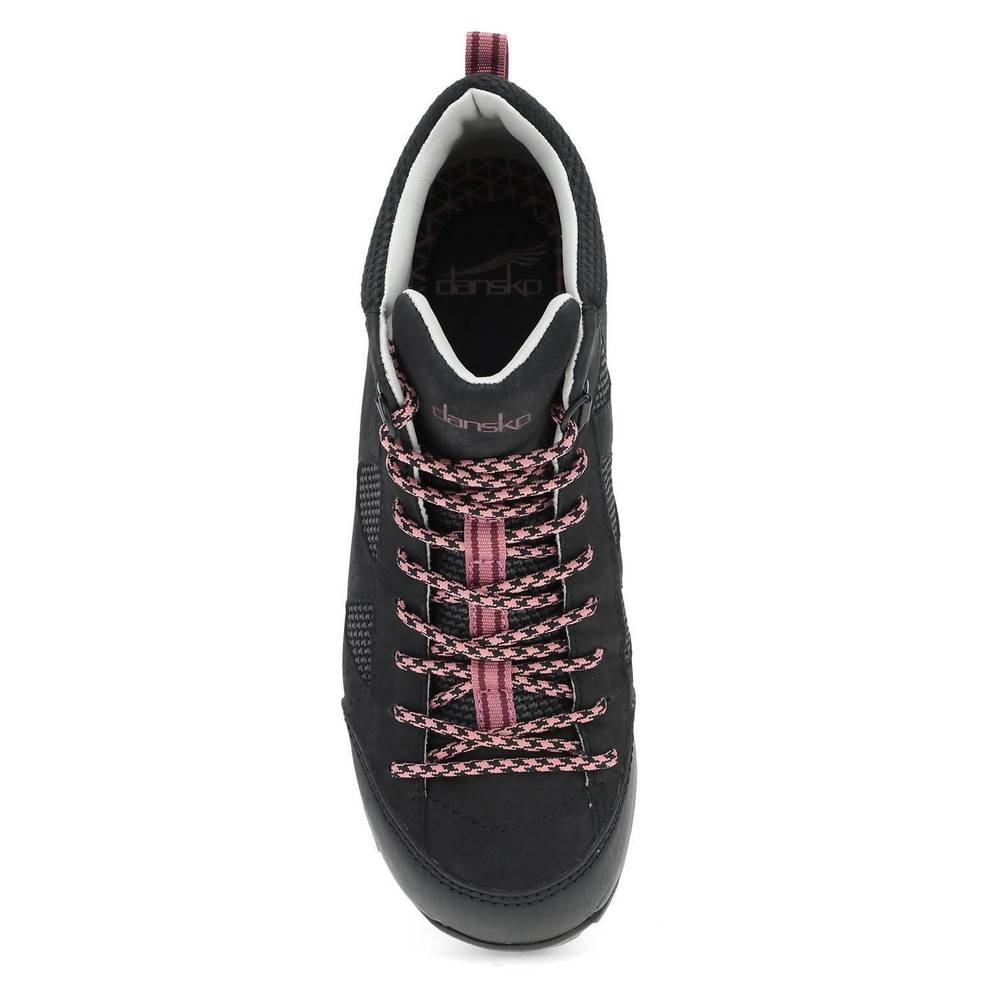 NEW DANSKO women's perrin hiking boots in black milled - Picture 5 of 8